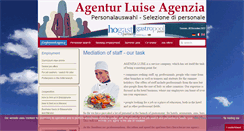 Desktop Screenshot of agenturluise.net