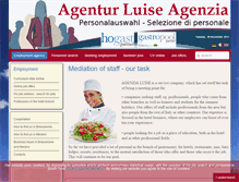 Tablet Screenshot of agenturluise.net